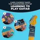 Guitar Chords Card For Acoustic Or Electric Guitar - Learn In Minutes