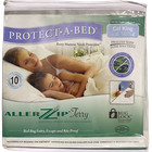 Zippered Waterproof Mattress Protector Encasement Cover Bed Bug  Allergy Barrier