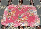 Ralph Lauren Home Beach House Pillow Sham Red Ruffled Std T2