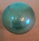 Japanese Glass Fishing Net Float Ball Green