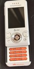 Vintage Collectible Sony Ericsson W580i Cellphone Walkman Slider Orange Trim