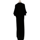 Vintage Black Gold Lace Kimono Caftan     70s  One Size Evening Wear