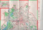 Vintage Berlin City Travel Brochure Map Guide 1960s Mid-century Modern