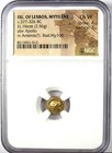 Greek Lesbos Mytilene El Hecte Apollo Hekte Coin 377 Bc  Certified Ngc Choice Vf