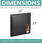 Pbf Scrapbook Photo Album 12x12  Guest Book With Photo Insert  Black Scrapbook 