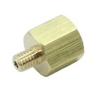 1pcs Brass Pipe Gauge Adapter Fitting M6 X 1 Male Metric To 1 8  Npt Female 