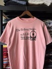 Rare Vintage 80s Rolling Stones Still Life Concert Band T-shirt 1981 Peach Pink
