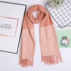 Women Cashmere Scarf Splicing Scotland Pashmina Shawl Wrap Warm Holiday Gift