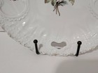 Beautiful Vintage White With Gold Trim And Flowers German Porcelain Plate 10 