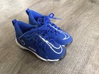 Nike Alpha Menace 3 Shark Youth Size 11c Football Cleats Royal Blue Cv0581-414