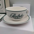Ralph Lauren Ralph s Coffee Cup And Saucer Latte Cappuccino Tea Set Of 2 New