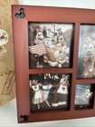 Disney Parks Mickey Icon Authentic Cherry Wood Photo Frame New In Box