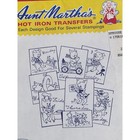 Vtg Lot Of 12 Aunt Marthas Hot Iron Transfers Embroidery Various Patterns 