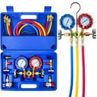 3-way Ac Manifold Gauge Set For R134a r410a Refrigerant  Hvac Tool  Pressure Tes