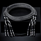 Hifi Audio Speaker Cable Banana  spade Plug 8n Occ Silver Plated Cord Connector