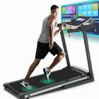 Folding Treadmill With Incline 3 25 Hp Running Jogging Machine For Home 300lbs