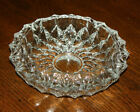 Vintage Pressed Glass Cigar Ashtray Large Round Clear Heavy 7    Diameter