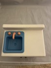 Vintage Little Tikes My Size Dollhouse Kitchen Sink Base Cabinet Furniture