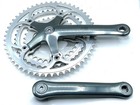Campagnolo Athena 1st Generation Century   Graphite Finish Triple Crankset 165mm