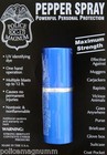 Police Magnum  75oz Blue Heart Lipstick Pepper Spray Self Defense Protection
