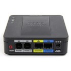 Cisco Spa122 Voip Sip Ata With Router  Adapter And Cables 