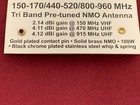 Vhf-uhf-700mhz- 800mhz P25 All Band Radio Antenna Motorola Apx Xtl Harris Efj  