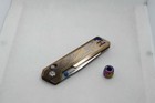 Vosteed X Bladehq Parallel Crossbar Lock Knife Topo Titanium 2 9inch A3506