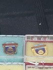 Greyhound Bus Lines Dependable Safe Driver Pins Awards 4 Piece Lot Vintage 