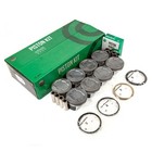 Pistons W  Rings For 08-11 Dodge Chrysler Mitsubishi 4 7l Sohc 16v