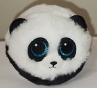 Ty Beanie Bouncers - Checkers The Panda Bear  3-4 Inch  New Bouncy Ball Toy