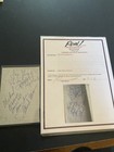 Autographed Paper Signed By The Luther Allison And The Band With Certificate