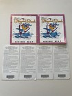 Disney Blizzard Beach Guide Maps   4 Water Park Hopper Tickets 1995 Lot