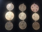 Lot Of 9 Vintage 1965-2010 jubilee Medals Ww-2   Military Awards Soviet Army Usa