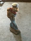 A Set Of Three Vintage Cast Metal Decorative Figurines  Including Popeye  Rare