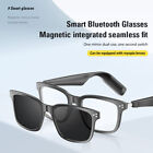 Hot Smart Bluetooth Glasses Magnetic Mirror Frame  Translation   double Frames