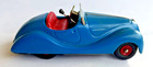 Schuco Examico Germany 4001 Blue Roadster Windup Car Automobile