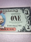     Disney Dollars Chicken Little  1 00 Bill - T Series - 2005 Uncirculated    