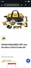 Dewalt Dck628d2 20v Max Brushless 6-tool Combo Kit W  2 Li-ion Batteries