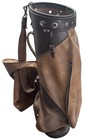 Vintage Macgregor Tommy Armour 693 Golf Club Set Persimmon Woods Leather Bag