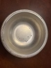 Vintage English Silver Mfg Corp Silver Plated Round 3-footed 10  Bowl Usa Made