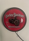 Large 18    Lighted Harley Davidson Sign  Garage  Man Cave  Officially Licensed 