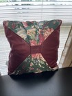 Vintage Croscill Granada Floral Decorative Accent Square Throw Pillow 16x16
