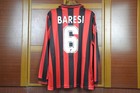 Milan Home away 1997 1998 Retirement Jersey Franco Baresi - Van Basten Papin