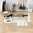 Lab Triple Beam Balance Scale 2610g X 0 1g Stainless Steel Retro Lightweight