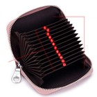 Womens Genuine Leather Mini Handbag Clutch Safe Rfid Small Zip Card Wallet Purse