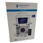 Singing Machine Classic Series Karaoke System Bluetooth Cd g White Stvg785btw