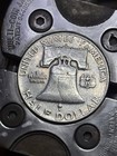 Hobo Nickel Engraved Coin Deep Relief Skeleton Drinking On A Silver Half Dollar