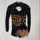 Weissman Sequin Cheetah Dance Costume Size Child Large