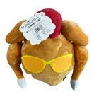 Friends Tv Show Thanksgiving Turkey Hat W sunglasses Legs Fabric Monica New