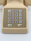 Vintage At t Cs2500dmgh Push Button Desk Phone Almond Beige Landline Telephone